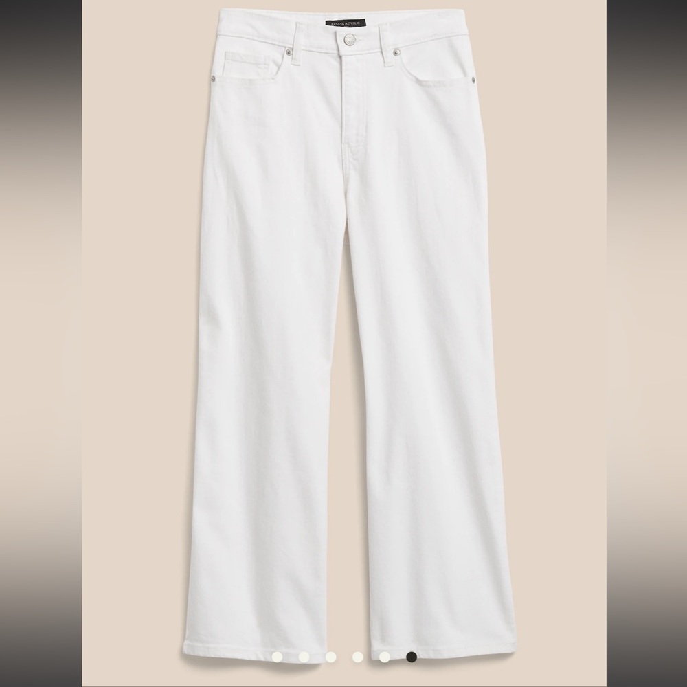 Banana Republic Wide Leg Crop Jeans NWT Size 26P